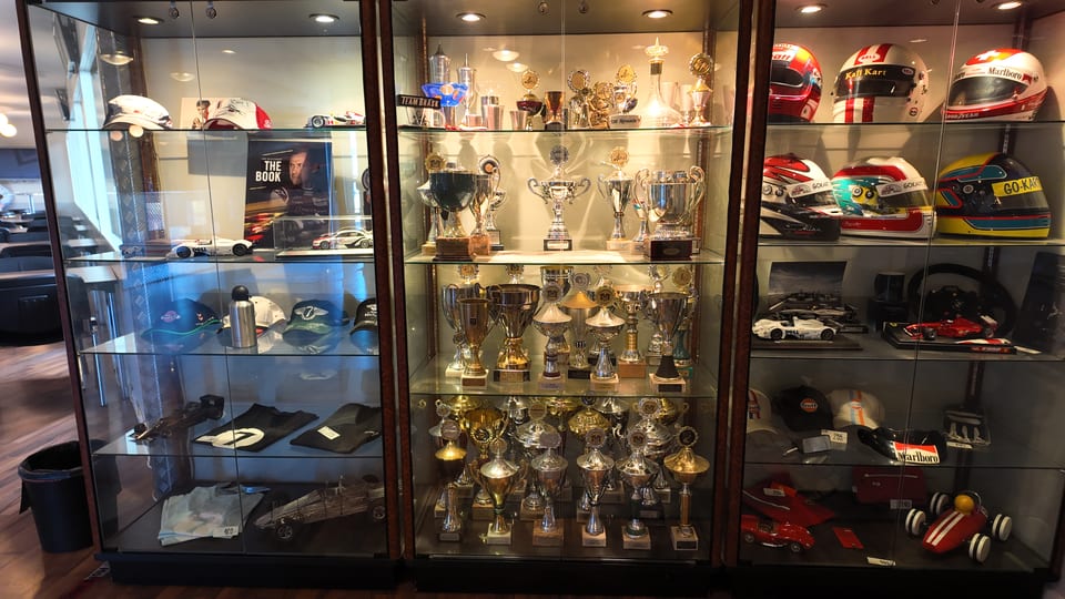 Trofæer og memorabilia fra Gokart World
